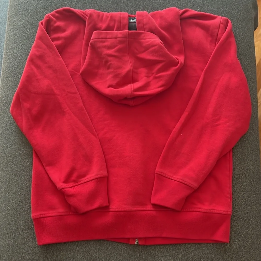 Red TRUKFIT zip up hoodie. Youth M (10/12)